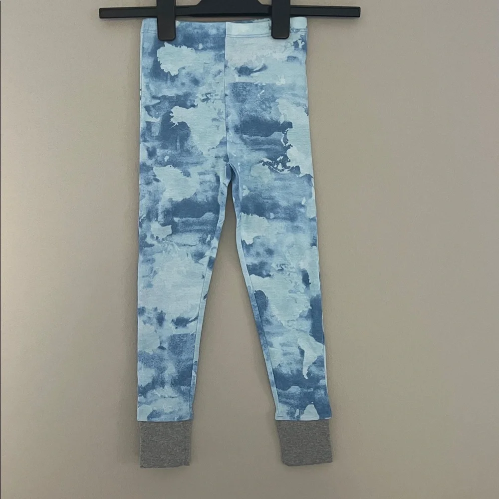 Honest Baby Blue Patterned Cotton Pajama Set 5T - Picture 5 of 7